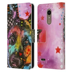 OFFICIAL DEAN RUSSO DOGS LEATHER BOOK WALLET CASE COVER FOR LG PHONES 1 - Picture 1 of 7
