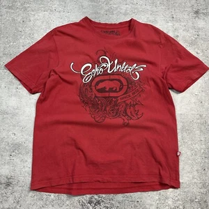 Vintage Ecko Unltd T-shirt Y2K Sk8 Red Men’s Size L - Picture 1 of 18