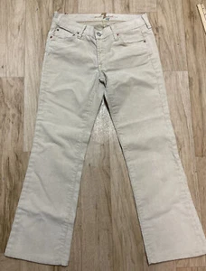 Seven 7 For All Mankind Beige Bootcut Corduroy Pants Womens Sz 28 - Picture 1 of 11