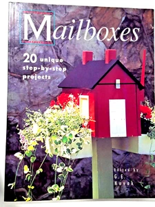 MAILBOXES 20 unique step-by-step designs/projects soft 128pg book 1997 G.E.Novak - Imagen 1 de 19