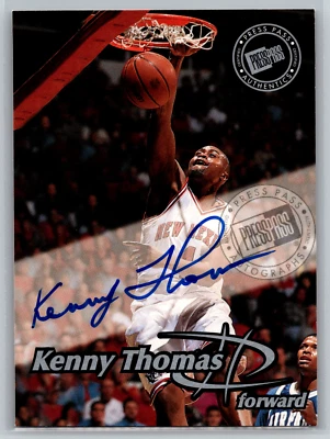 Kenny Thomas 1999 Press Pass Rookie Auto Novo México Lobos - Imagem 1 de 2