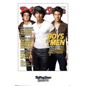 2009 Jonas Brothers Rolling Stone Cover Poster Funky #5144 NEU 22x34 KOSTENLOSER VERSAND - Bild 1 von 1