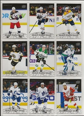 2022-23 UPPER DECK SERIES 2 World Junior Grads SINGLES WG1-WG25 U-PICK - Image 1 of 3