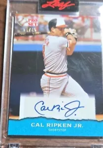 2022 Leaf Pro Set Sports - Autografi base #PSA-CRJ Cal Ripken (AU) - Foto 1 di 3