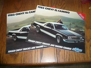 1983 Chevrolet El Camino Sales Brochure - Vintage - Two for One Price - Picture 1 of 3