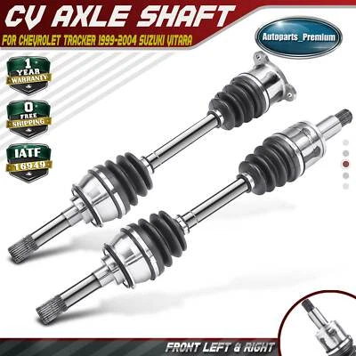 Conjunto de eje delantero derecho y derecho CV 2 piezas para Chevy Tracker Suzuki Grand Vitara 4x4 Foto 1 de 4