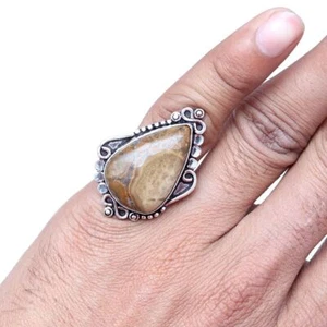 Stick Agate Gemstone Handmade Silver Jewelry "7" - Picture 1 of 7