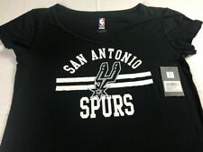 San Antonio Spurs Shirt Womens Medium XL V-Neck Soft NEW Top NBA Basketball UNK