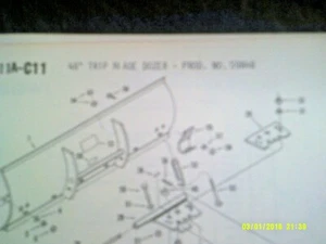 Homelite / Jacobsen LT / GT Attachments Dozer,42" Mower, Bumper etc Parts List - Picture 1 of 2