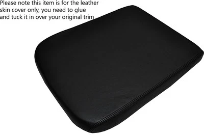 Negro Pegatina Apoyabrazos Tapa Cuero Piel Funda Para Dodge RAM 1500 2500 - Imagen 1 de 3