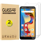 2PCS For NUU MOBILE A11L Tempered Glass Film Cover Guard Saver Screen Protector