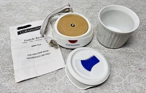 Corning Ware Portable Lunch-To-Go Mug Lid Warmer Bag NOS - Picture 1 of 3