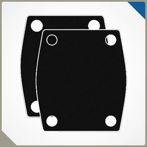 Yamaha Pre-YESS Mount Drums 3D Printed Tom Drum Masking Plate Set, Color Options - Bild 1 von 10