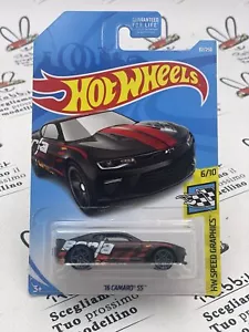 DIE CAST " '16 CAMARO SS HW SPEED GRAPHICS " 6/10 SCALA 1/64 - Foto 1 di 2