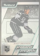 2020-21 Parkhurst Prominent Prospects Mikey Anderson #PP11