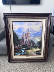 Thomas Kinkade Guardian Castle Publisher Proof P/P Canvas 24" x 30" Signed !!! - Picture 1 of 12