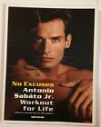 No Excuses : The Antonio Sabato Jr. Workout For Life Large Paperback 1999