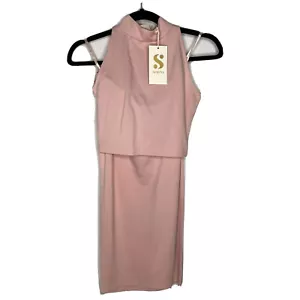 Serena Williams Sleeveless Top & Midi Skirt Set pink size xs pencil - Picture 1 of 8