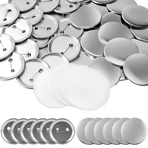 200 juegos hágalo usted mismo 25 mm kit de insignia de botón de metal en blanco - piezas de botón redondo - Imagen 1 de 11