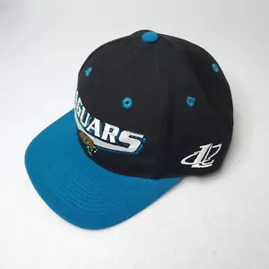 Logo Athletic 90er Jacksonville Jaguars NFL Vintage Druckknopflasche Mütze schwarz neuwertig - Bild 1 von 11