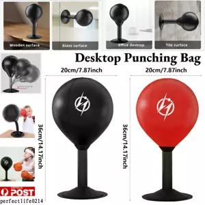 Desk Punching Bag Desktop Toys With Strong Suction Cup Fun Punch Desktop Game - Picture 1 of 14