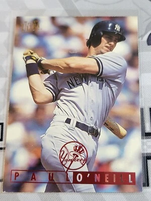 PAUL O'NEILL 1995 Fleer Ultra #84.  YANKEES - Image 1 of 2