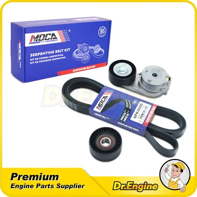 Serpentine Drive Belt Component Kit 90K-38323B fit Dodge Ram 1500 2500 3500 4500 - Image 1 of 4
