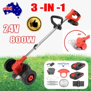 Whipper Snipper Mower Cordless Grass Trimmer Lawn Cutter Battery Brushcutter AUS - Picture 1 of 18