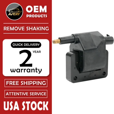 New Ignition Coil For Dodge B1500 Chrysler Jeep Plymouth 5.2L 3.9L 5.9L UF97 - Image 1 of 4