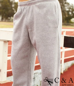 Unisex Adults Mens Ladies Casual Sports Elastic Waist Track Pants Trousers Wear - Picture 1 of 5