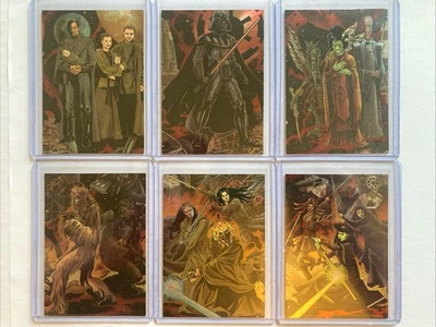 Star Wars Revenge of the Sith Etched Foil 6 card set [Topps 2005] - Image 1 of 2
