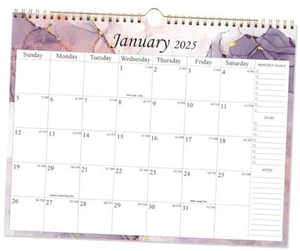 Calendar 2025 - Wall Calendar 2025 from January 2025 to December 2025, - Picture 1 of 8