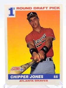 1991 Score Chipper Jones Atlanta Braves #671 Baseball Card. - Picture 1 of 2