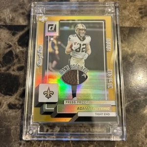 Adam Trautman 1/1 - 2025 Jersey Fusion Ball Stars Game Used Ball Broncos TE - Picture 1 of 3