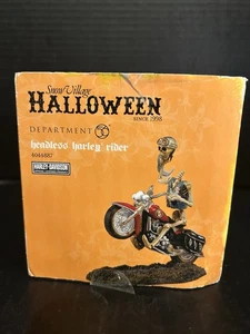 Harley Davidson Rider Department 56 Halloween sin cabeza #4044887 caja original - Imagen 1 de 12