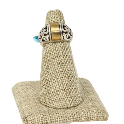 Brighton Catania Ring Brushed Gold Ring Size 6 READ - Image 1 of 4