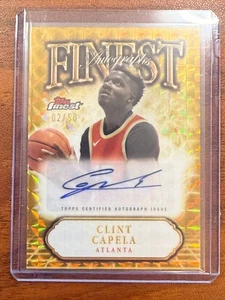 2024-25 Topps Finest Auto Gold Refractor /50 Clint Capela #FA-CC - Bild 1 von 1
