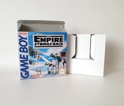 Star Wars The Empire Strikes Back UKV Nintendo Game boy Replacement Box and Tray - Image 1 of 4