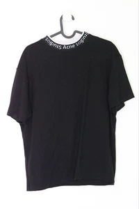 Acne Studios T Shirt XS 175/88A Logo Collar Black - Picture 1 of 5