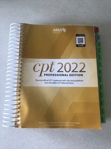 CPT 2022 Professional Edition by American Medical Association (Spiral Bound) - Bild 1 von 9