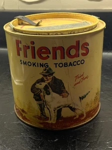 Friends Smoking Round Tin Container - Picture 1 of 6