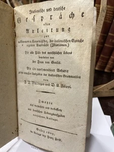 Manuale Italiano Tedesco 1809 - Foto 1 di 6