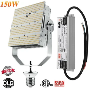 DLC 150W LED Retrofit Kits 5700K Replace 500W MH/HPS Parking Lot Shoe box Light - Picture 1 of 9