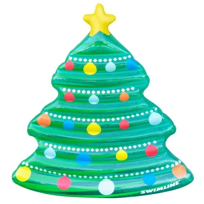 Balsa colchón piscina inflable árbol de Navidad Swimline 70" Foto 1 de 4