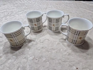 Burberry London Tasse Nova Check Fine Bone China Tassen X4 - Bild 1 von 8