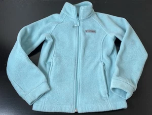 Columbia Benton Fleecejacke Mädchen Größe S. 7-8 Jahre. Hellblau. - Bild 1 von 13