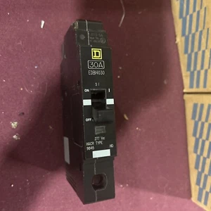 Square D EDB14030 Bolt-On Circuit Breaker 30A 277V 1P 1PH Type EDB 30 AMP 1 Pole - Picture 1 of 6