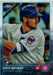 2015 Topps Chrome KRIS BRYANT Rookie RC REFRACTOR #112 Chicago Cubs ROCKIES - Bild 1 von 2