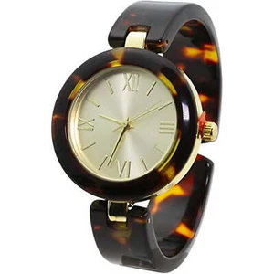 Blekon Collections Women's 34mm Case Elegant Multicolor Acrylic Bangle Watch - Picture 1 of 31