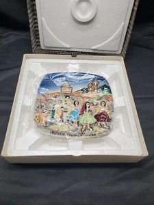 NIB Royal Doulton Christmas in Mexico Plate 1973 Still in Plastic - Picture 1 of 8